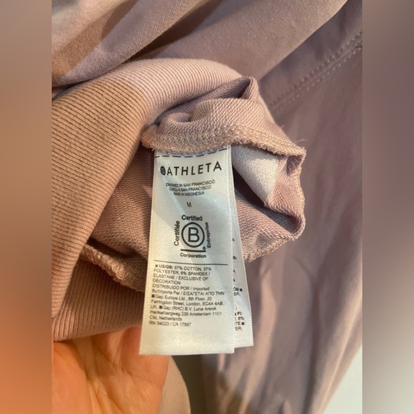 Athleta Retroterry Crewneck Sweatshirt Size M - Picture 7 of 9